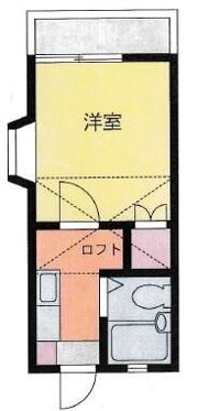 コーポラスクレイン湘南台の間取り画像