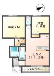 フォンターナIIの間取り画像