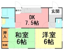 露木貸家の間取り画像