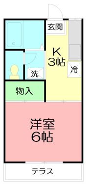 第1メイユーハイツの間取り画像
