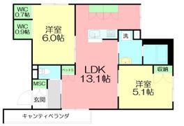 リベルテ・サンクーラの間取り画像