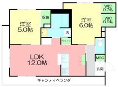 リベルテ・サンクーラの間取り画像