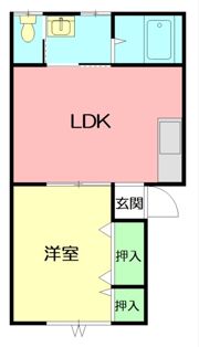 シーサイドクボタIの間取り画像