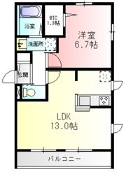 ベル クルール1の間取り画像