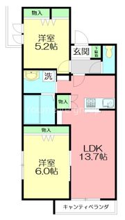 sky maisonの間取り画像