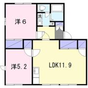 如月ハイツの間取り画像