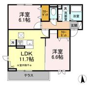 コンフォートイセゼキの間取り画像