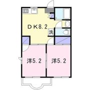 ハイラーク桜ヶ丘Iの間取り画像