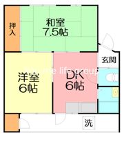川上団地16号棟の間取り画像