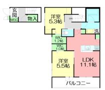 Kitten Blueの間取り画像
