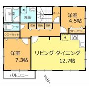 レジデンス平山の間取り画像