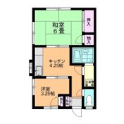 ハイツ汲沢の間取り画像