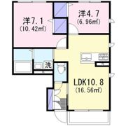 エクラージュBの間取り画像