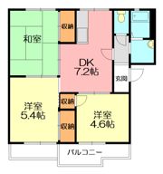 メゾンコスモスの間取り画像