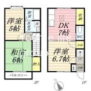 テラス日向岡Bの間取り画像