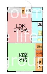 尾上貸家の間取り画像
