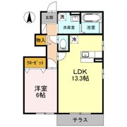 フォンティーヌAの間取り画像