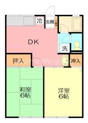 シティハイム ハーモニーの間取り画像