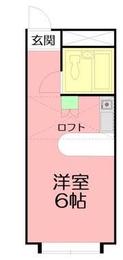 ベルピア・藤沢善行第1の間取り画像