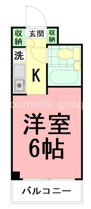 ベルメゾンの間取り画像