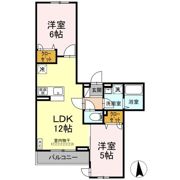 ブリーズコースト Aの間取り画像