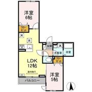 ブリーズコースト Aの間取り画像
