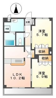 オーシャンメゾンの間取り画像