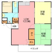 新倉ハイツの間取り画像