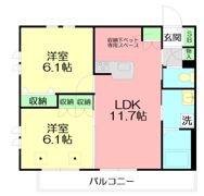 メルセ弐番館の間取り画像
