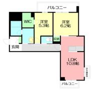 シャンテ・コート中海岸の間取り画像