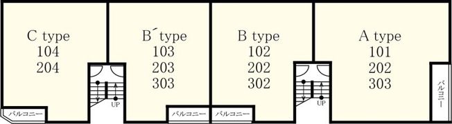 第一和泉コーポの間取り画像