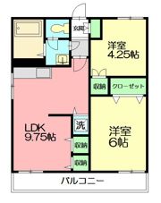 コーポタカミネの間取り画像