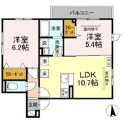 ブリーズコースト Bの間取り画像