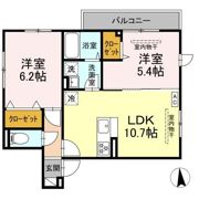 ブリーズコースト Bの間取り画像