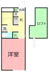 レオパレスサンハイムの間取り画像