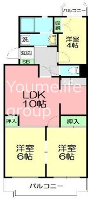 スイート梶塚の間取り画像