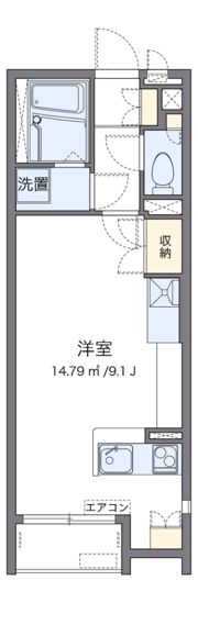レオネクストなかたの間取り画像