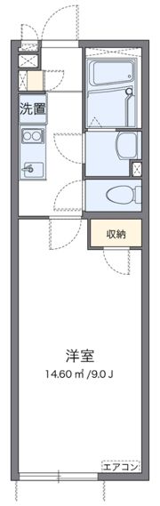 クレイノテラスハウスの間取り画像