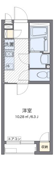 クレイノ壱番館の間取り画像