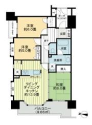 レクセルマンション平塚見附町の間取り画像