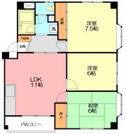ドリーム安田の間取り画像