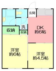 北鎌倉グリーンハイツの間取り画像