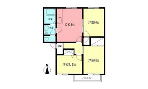 ドミールエビナ壱番館の間取り画像
