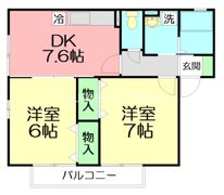 クレールAの間取り画像