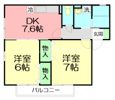 クレールAの間取り画像