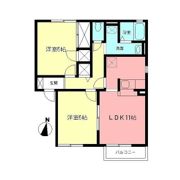 パレス和田ケ崎Bの間取り画像