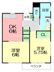 K＆Mハウスの間取り画像