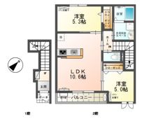 鎌倉平和荘の間取り画像
