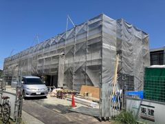 大磯町生沢アパート新築工事の外観画像
