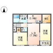 大磯町生沢アパート新築工事の間取り画像